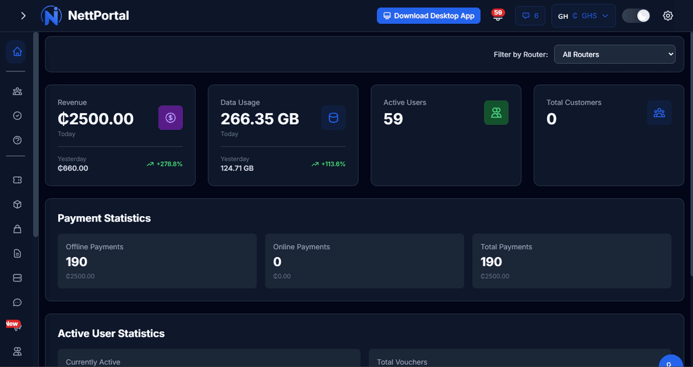 NettPortal Dashboard